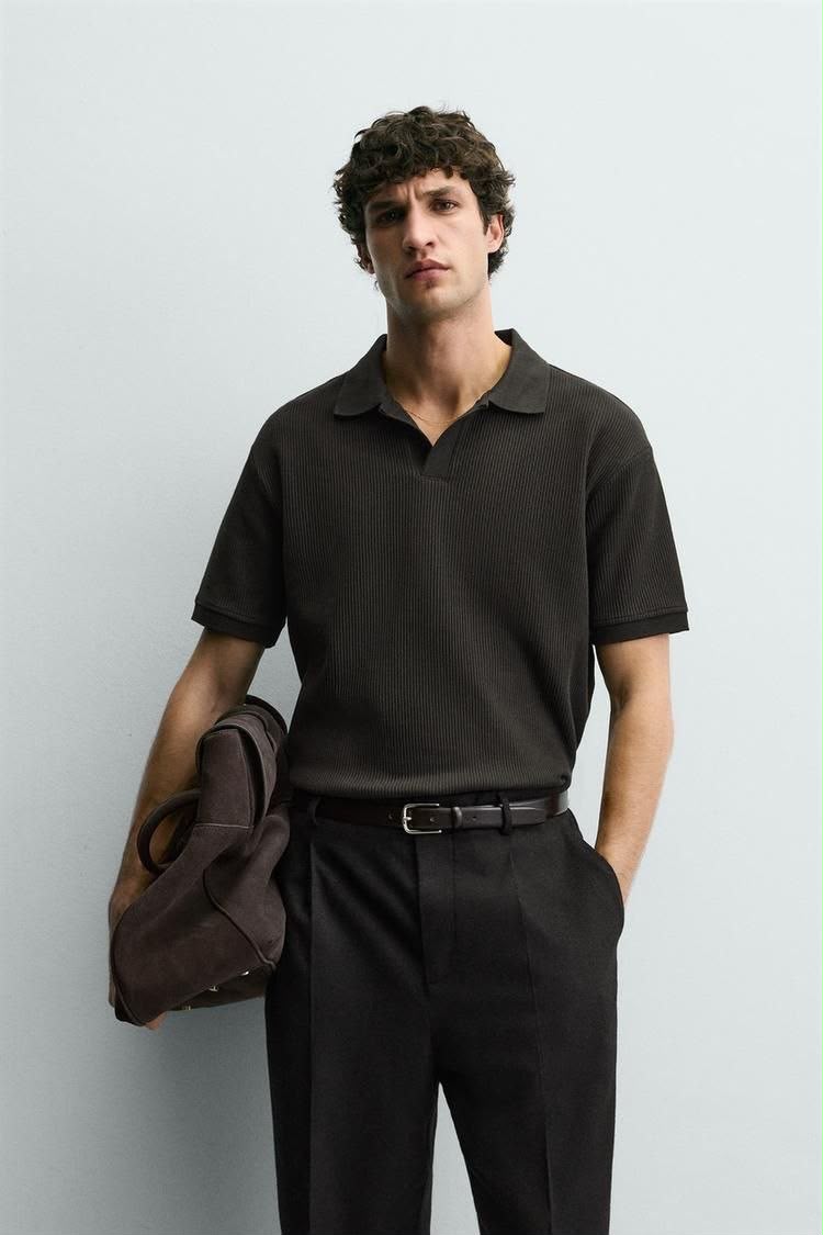 Zara Polo Shirt – Black