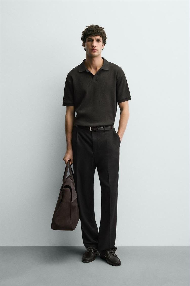 Zara Polo Shirt – Black
