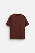 Zara Basic Tee – Brown
