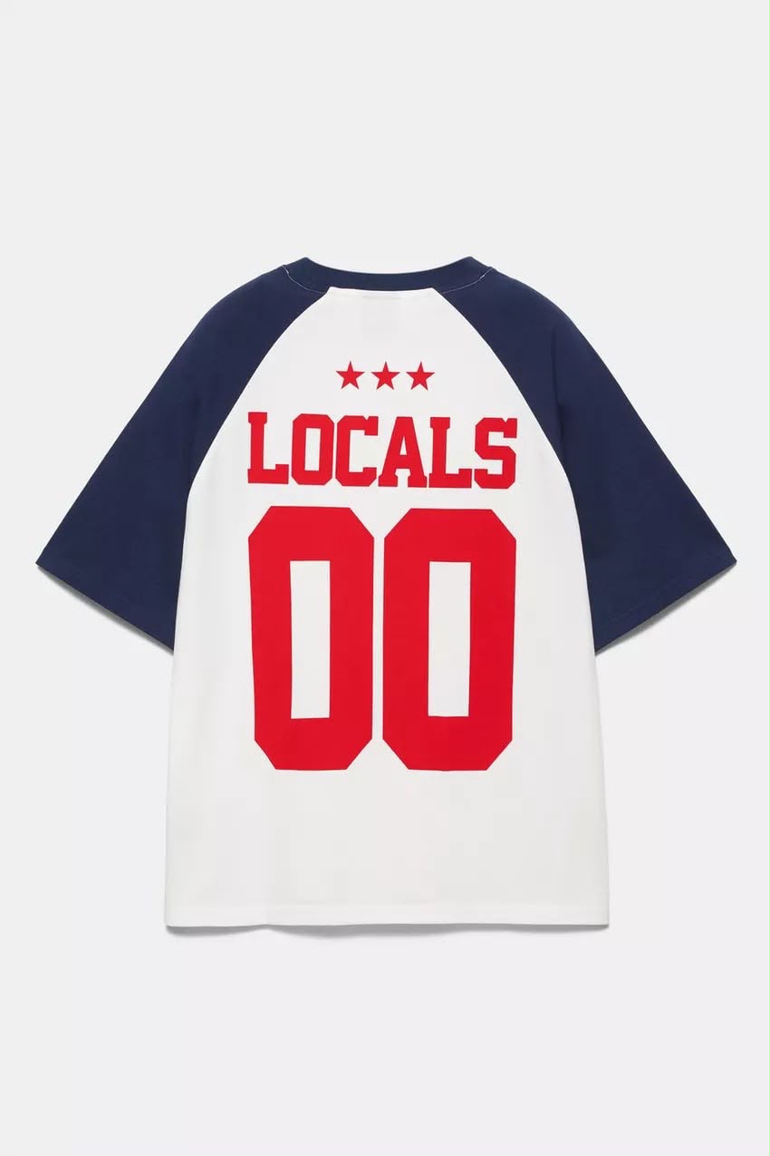 Pull & Bear Raglan Baseball Jersey