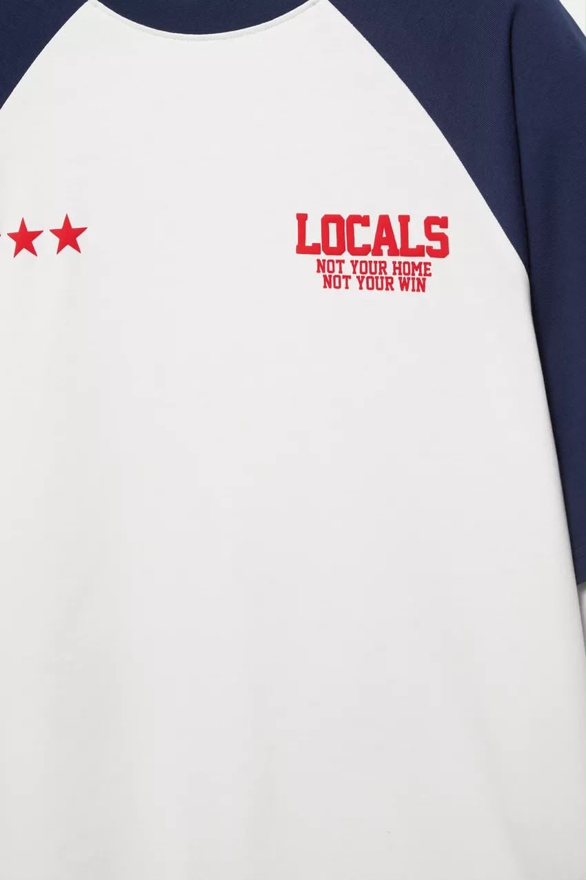 Pull & Bear Raglan Baseball Jersey