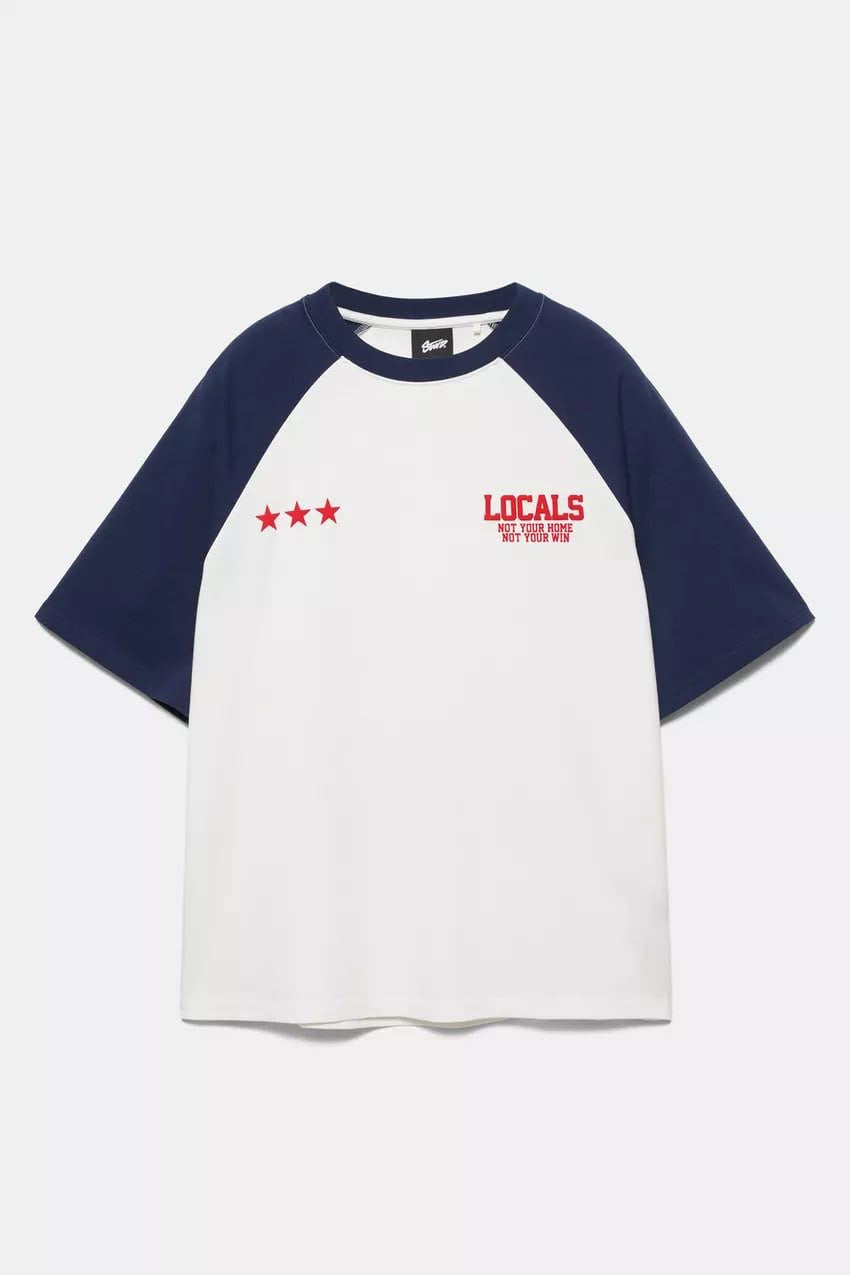 Pull & Bear Raglan Baseball Jersey
