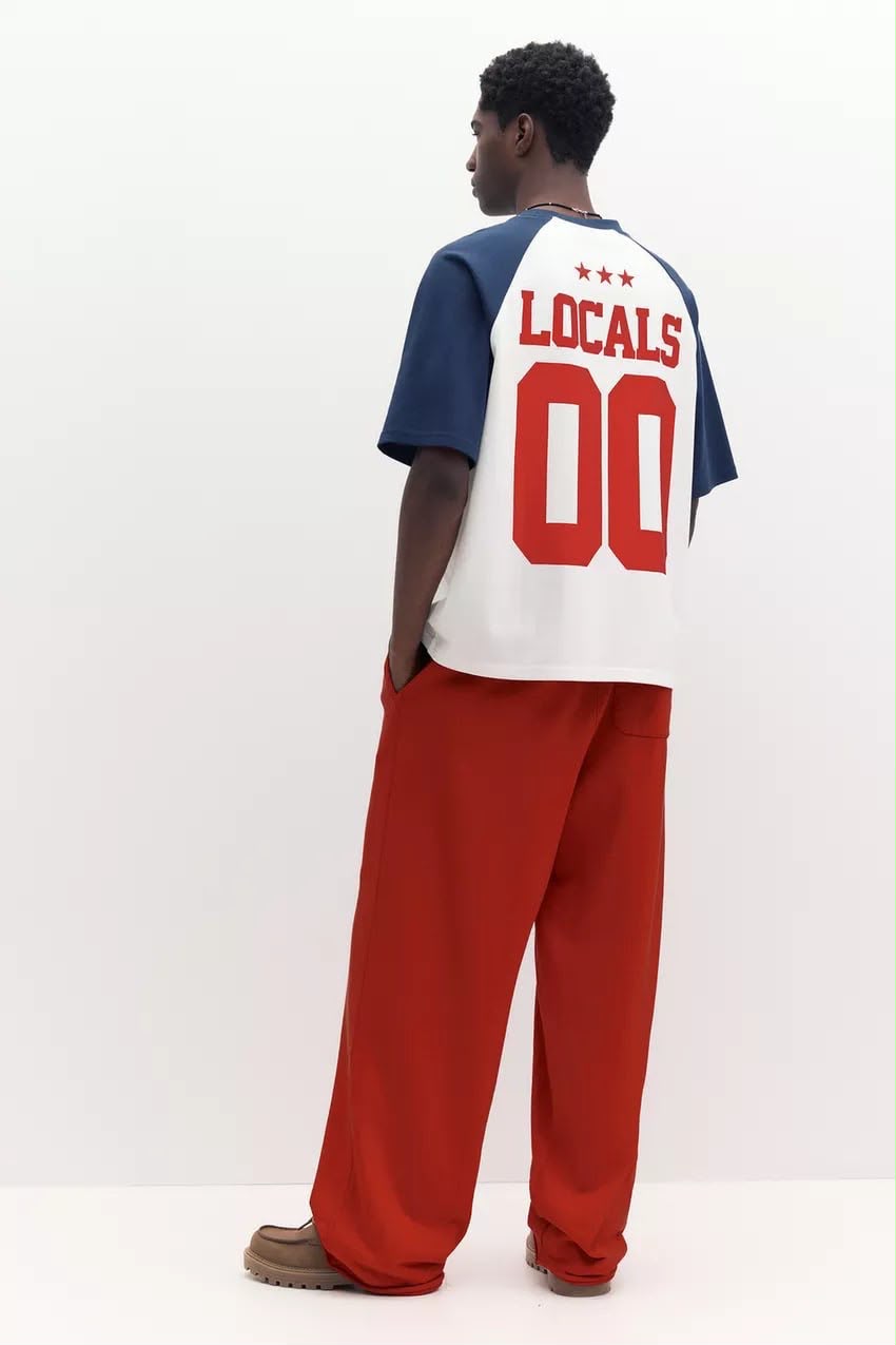 Pull & Bear Raglan Baseball Jersey