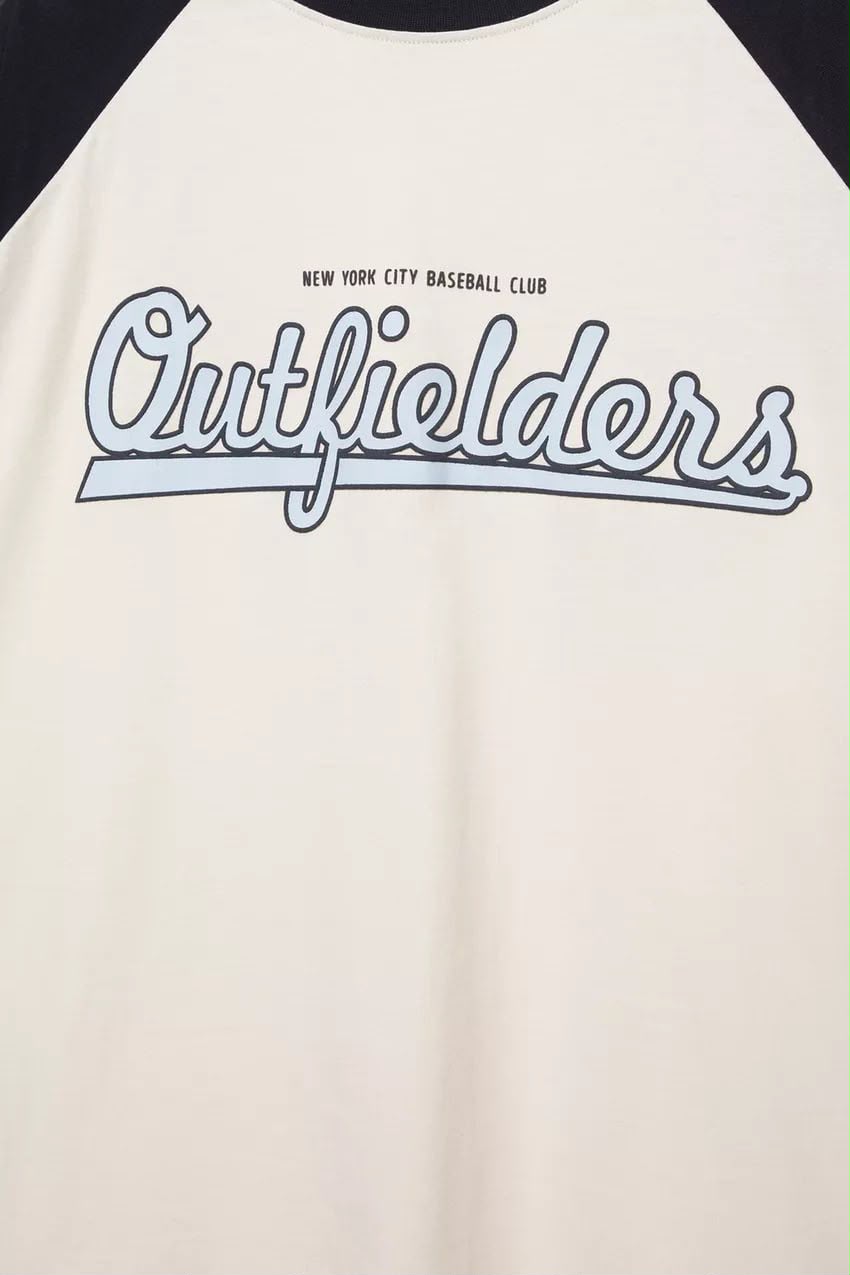Pull & Bear Outfielders Raglan Jersey