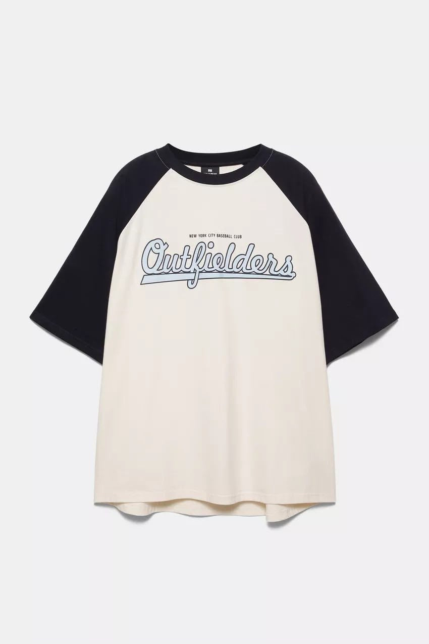 Pull & Bear Outfielders Raglan Jersey