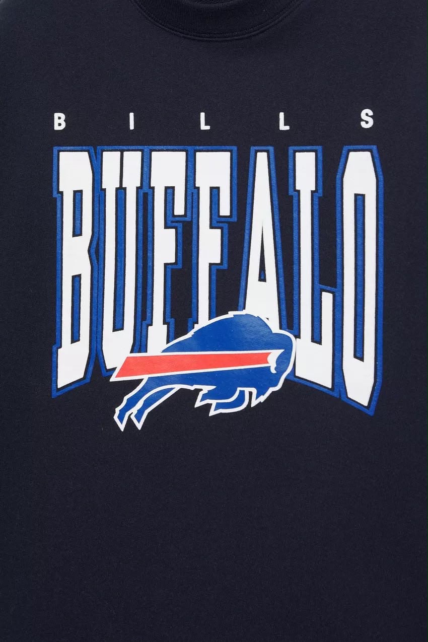 Pull & Bear Buffalo Graphic T-Shirt