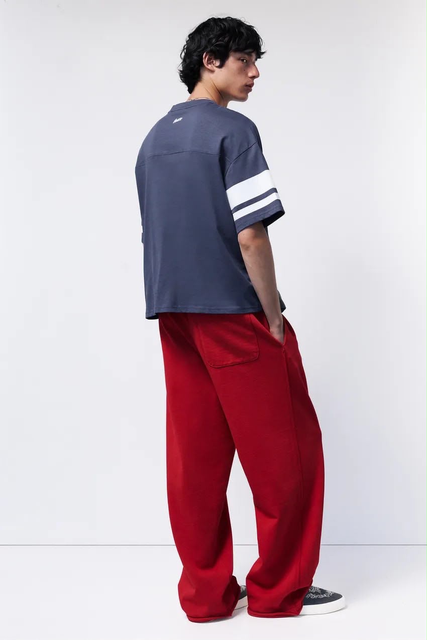 Bull & Bear Jersey – Navy Blue & White