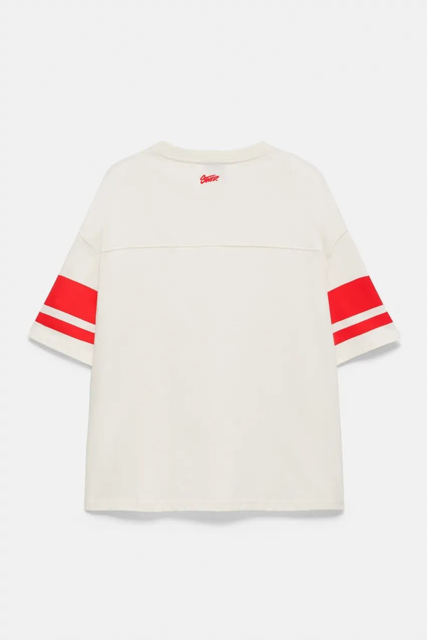 Bull & Bear Jersey – White & Red