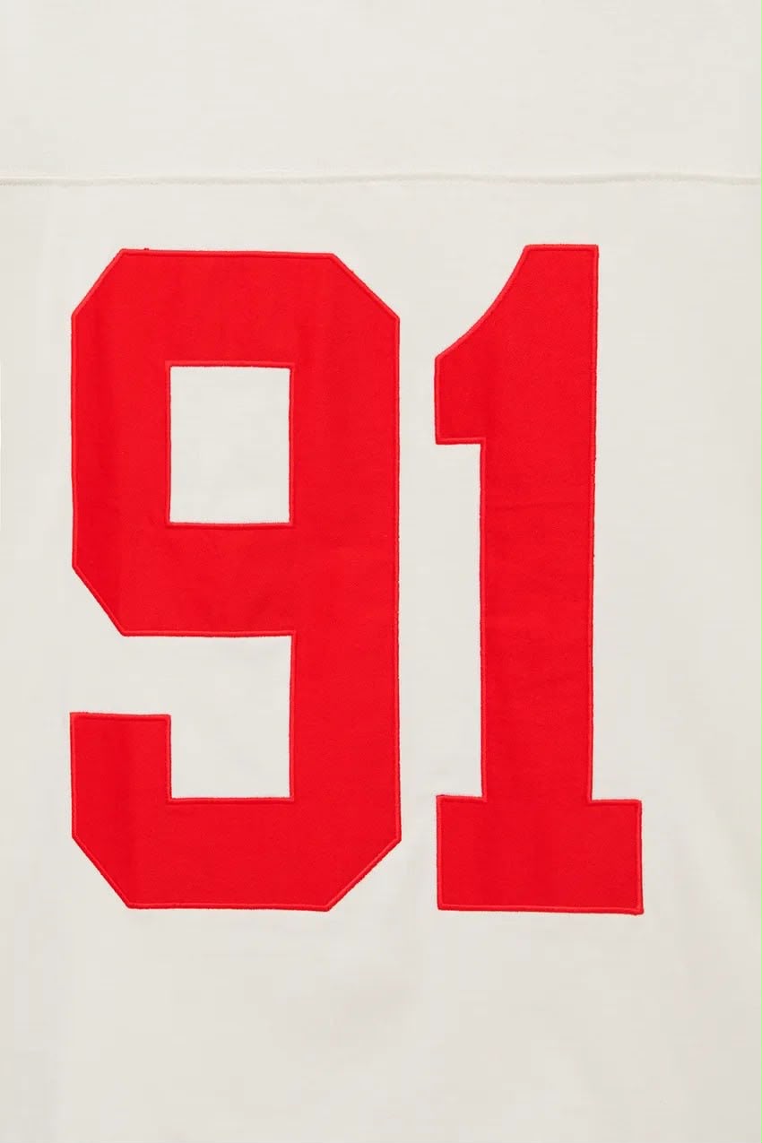 Bull & Bear Jersey – White & Red