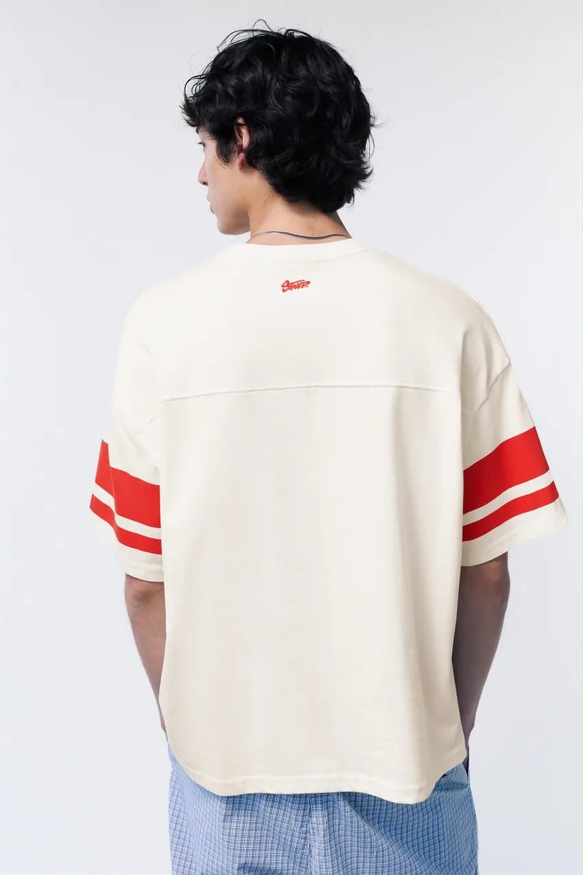 Bull & Bear Jersey – White & Red