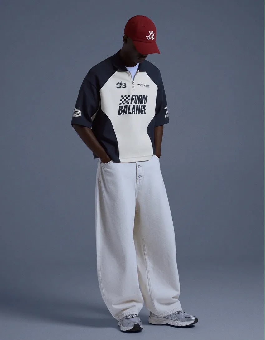 Bershka Boxy Polo