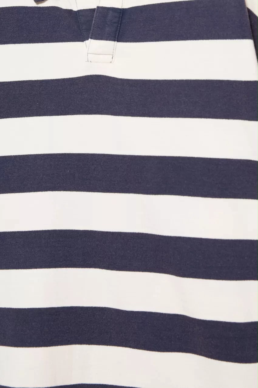 Bull & Bear Short Sleeve T-Shirt – Navy Blue & White